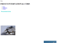 Tablet Screenshot of frescointl.com